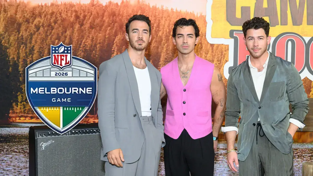 Jonas Brothers pentru titlul 2026 NFL Melbourne Show în timp de jumătate ca Rams Face 49ers