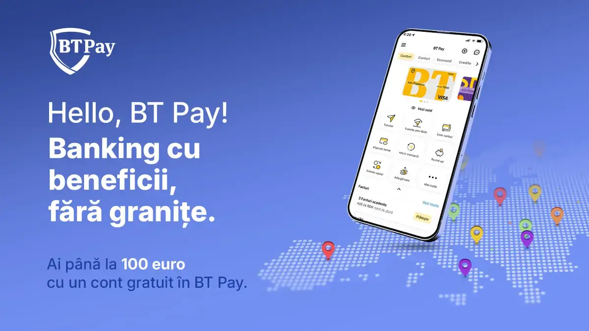 Românii din diaspora, banking fără granițe cu BT Pay