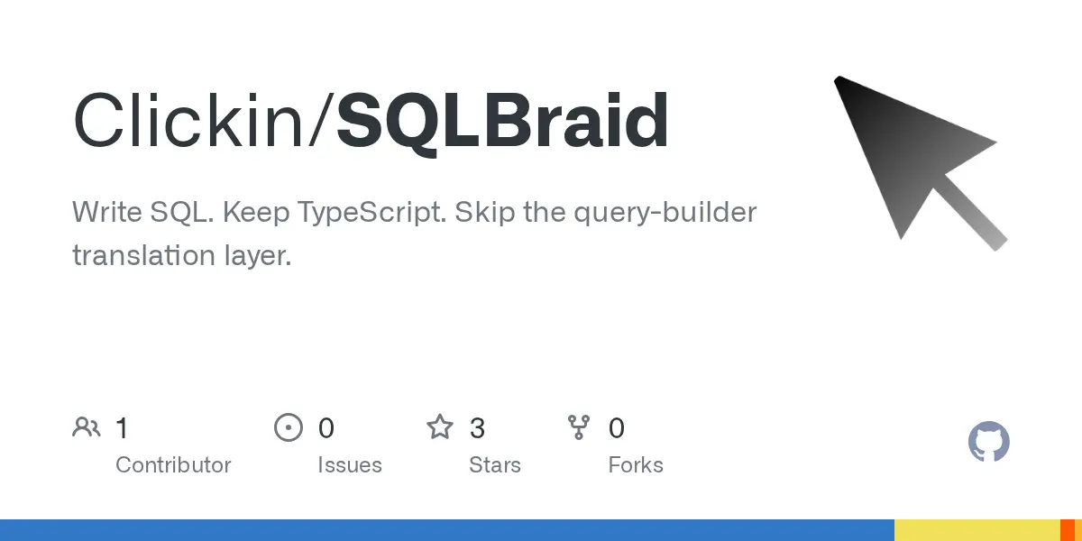 Scrii SQL direct în TypeScript, fără middleware-uri