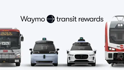 Waymo lansează programul de recompense pentru cei care combină taxi autonom cu transportul public