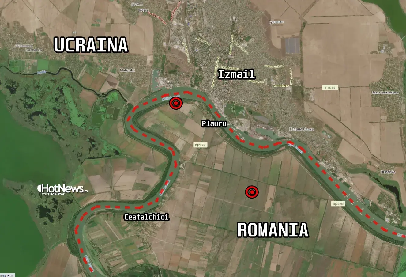 Tulcea, a patra alertă Ro-Alert în aceeași zi: risc aerian persistent